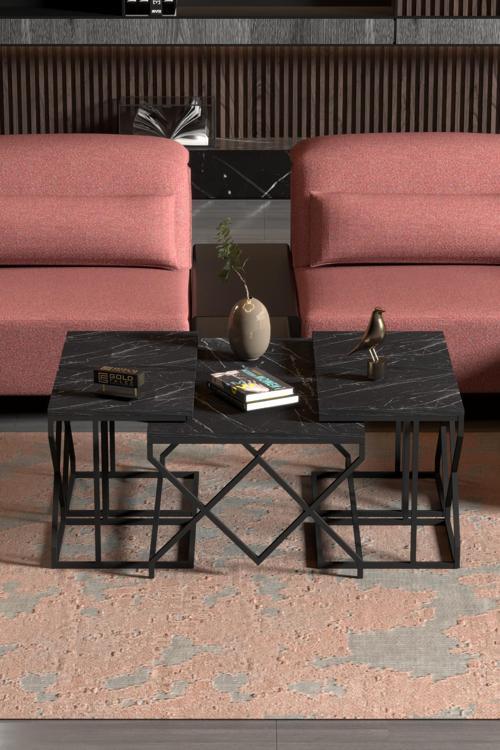 Tv Sehpası Mira Gold 5032 Beyaz 160 Cm 35 Cm 50 Cm