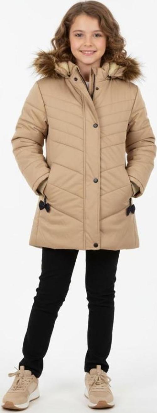 Kız Çocuk Kapüşonlu Mont BGL-ST04886