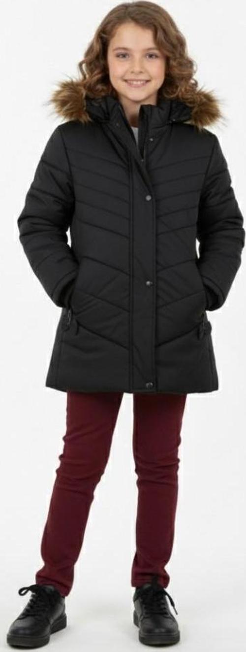 Kız Çocuk Kapüşonlu Mont BGL-ST04886