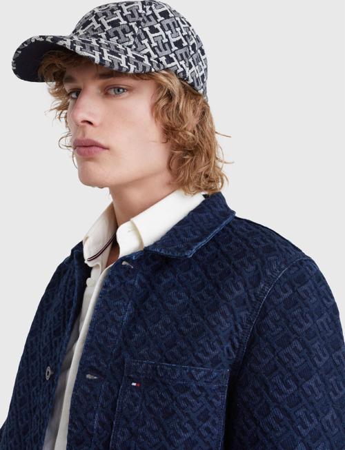 TH MONOGRAM CAP DENIM