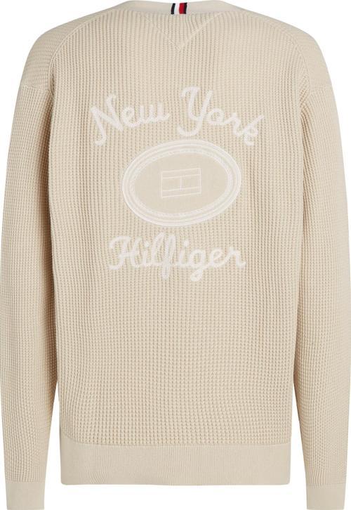 HILFIGER GRAPHIC WAFFLE CARDIGAN