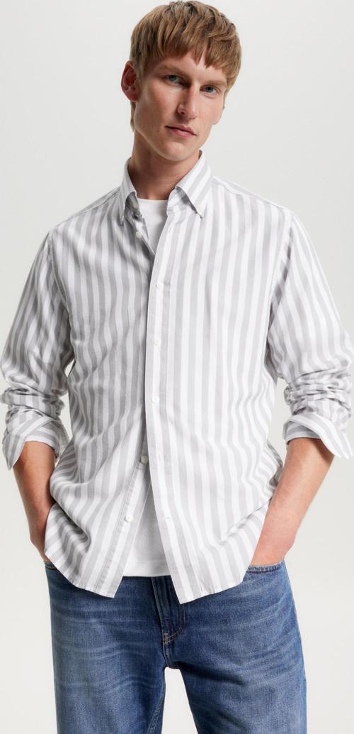 DC SILKY BOLD STRIPE RF SHIRT