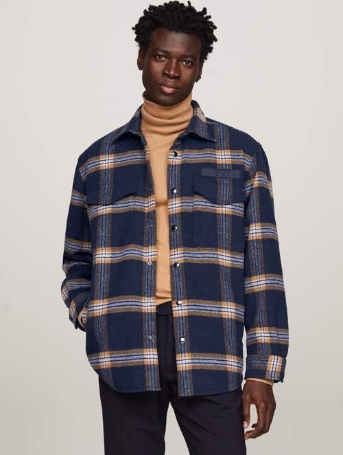 BRUSHED CHECK OVERSHIRT