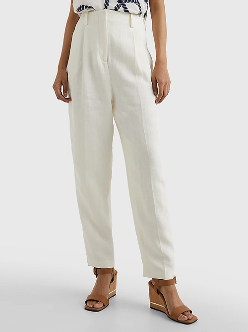 ELEVATED LINEN TAPERED PANT
