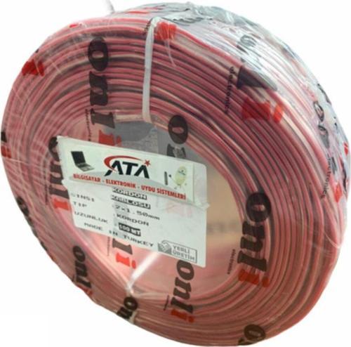 Siyah Ses Hoparlör Elektrik Kablosu 100mt - 1.50mm - 100 Metre