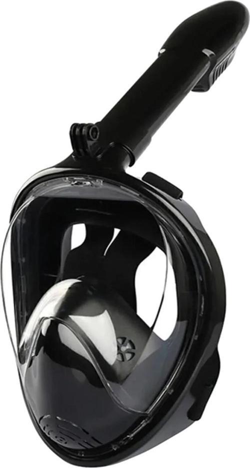 QSM02 S - M Tam Yüz Siyah Dalış Maskesi