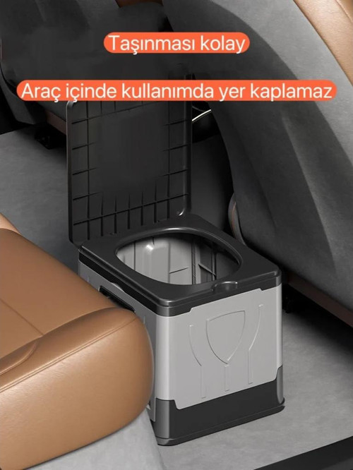 Katlanır Portatif "Büyütülmüş Boyut" Tuvalet