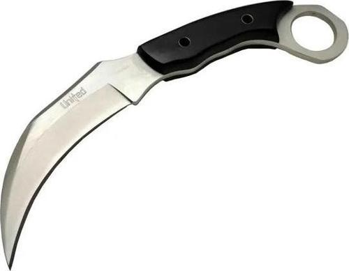 United Claw Cutter Karambit Uk 1 Siyah Outdoor Bıçak 17cm - Kılıflı, Plastik Sap