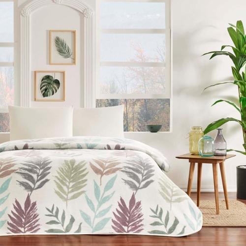 MARTY POLYESTER ÇİFT KİŞİLİK BATTANİYE VİZON