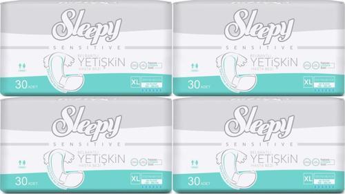 Yetişkin Hasta Bezi Bel Bantlı XL - Extra Large - Ekstra Large 120 Adet (4PK*30)