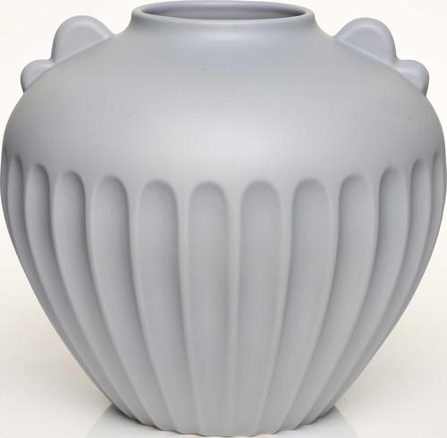 ANTIQUE GRİ VAZO KISA 27*27*24 CM AK.JL0056