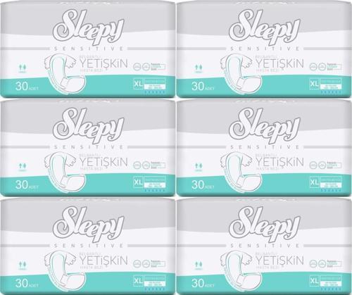 Yetişkin Hasta Bezi Bel Bantlı XL - Extra Large - Ekstra Large 180 Adet (6PK*30)