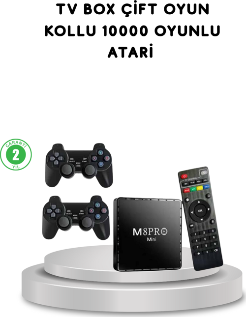 M8Pro Mini 2 Android 12 64 GB TV Box – 10K Ultra HD Görüntü & Oyun Keyfi