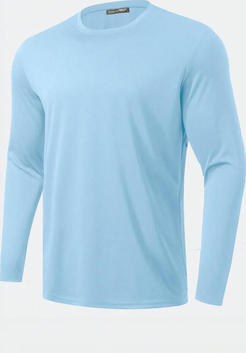 Erkek %100 Pamuklu Likralı Esnek Spor Koşu Günlük Antrenman Uzun Kollu Penye T-shirt