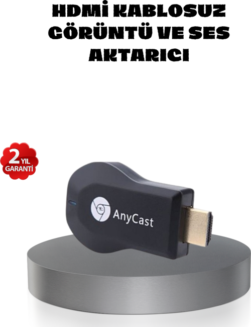 M9 Plus Kablosuz HDMI Görüntü Aktarıcı – Tak Çalıştır, iOS Android Windows Uyumlu