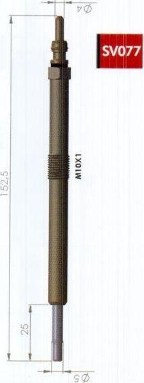 Kızdırma Bujisi 11V Renault Laguna Master Trafıc 2.2-2.5Dci Opel Movano Vıvaro 2.2Dci-2.5Dtı