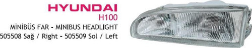 Far Hyundaı H100 Minibüs Sağ 97-