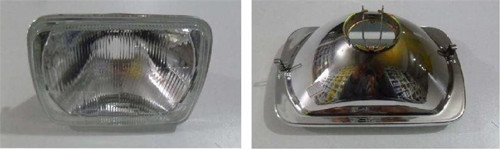 6052 Atom Tıpı Far Reflektör H4 Tırnaklı Mıtsubıshı L300 (12Ad)