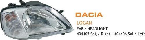 Far Dacıa Logan Sağ 2003-2008