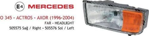Far Mercedes Actros Axor 96-04 Sol (Sarı Sinyal) E-Belgeli