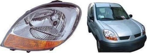 Far Renault Kangoo Sol Sarı Sinyalli Motoru Üzerinde (2003-2008)