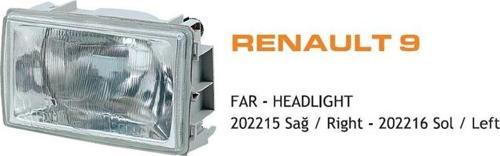 Far Renault R9 Sağ 1981-1984