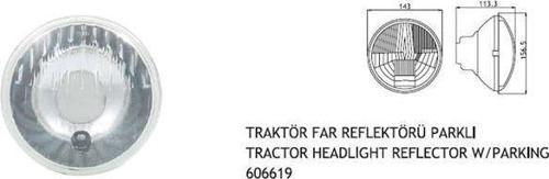 Far Reflektörü Parklı Traktör ( Far İçi )