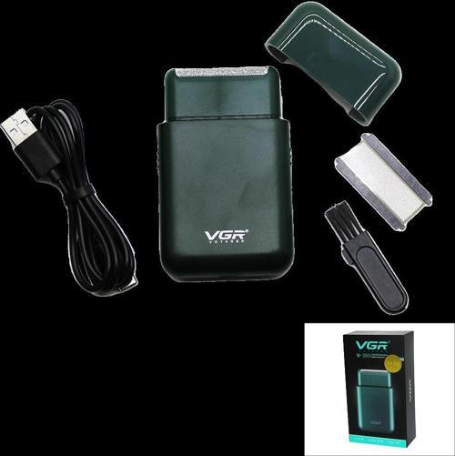 Seyahat Tipi 2ın1 Sıfır Sakal - Çizim Traş Makinesi Usb Şarjlı V-390