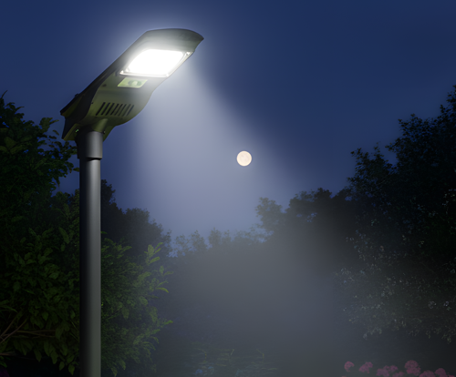 Çiğdem Solar Ledli 50W Uzaktan Kumandalı Sokak Armatür KST220