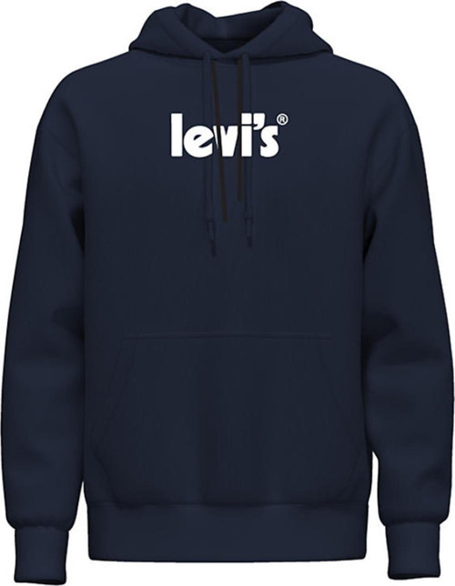 Erkek Baskı Logolu Kapüşonlu Sweatshirt - A2639-0004