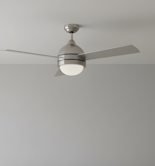 3 Kanatlı Metal Dekoratif Tavan Vantilatörü 60W KCF287