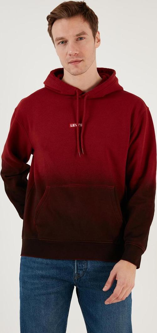 Pamuklu Kanguru Cepli Kapüşonlu Relaxed Fit Sweat Erkek SWEAT A4233