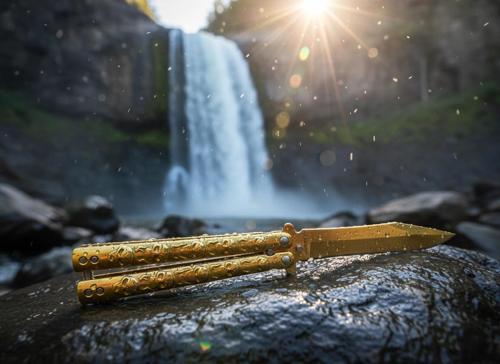 Gold Kuru Kafa Tanto Kamp Çakısı