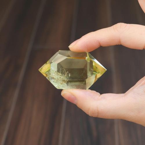 Çift Uçlu Limon Kuvars Taşı - Enerji Dengeleyici Kristal