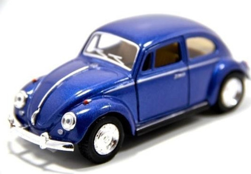 Nostaljik Araba Çek Bırak Model Nostaljik Mavi Otomobil