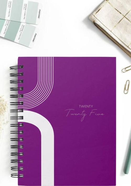 A5 Spiralli Süresiz Planlayıcı Ajanda-12 Aylık-Sade Modeller