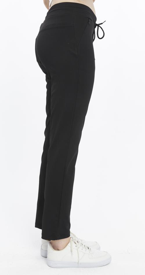 Kadın Siyah Eşofman Alt Cep Fermuarlı-p1402