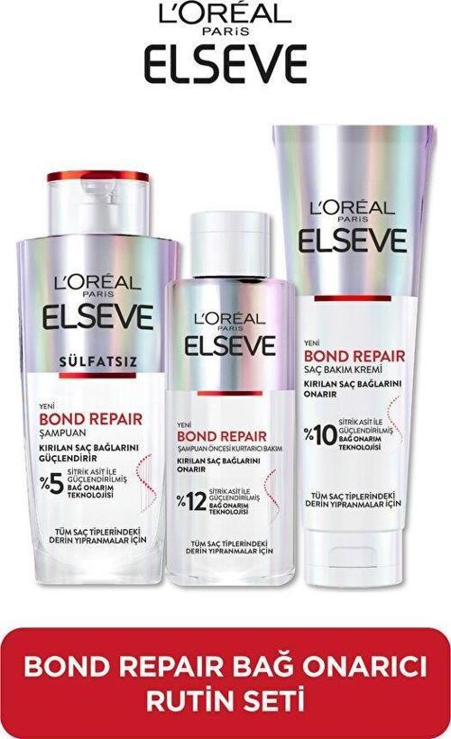 Bond Repair Tüm Yıpranmalar Için Saç Onarıcı 3 Lü Set