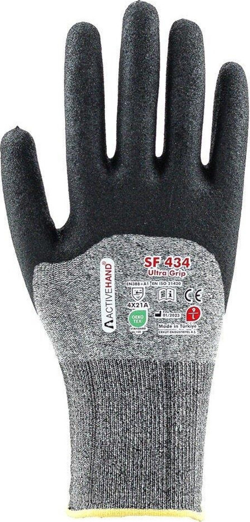 Köpük Nitril Kaplı Sandy Finish Polyester Eldiven Sf 534 Gr/Sy No:9 3/4