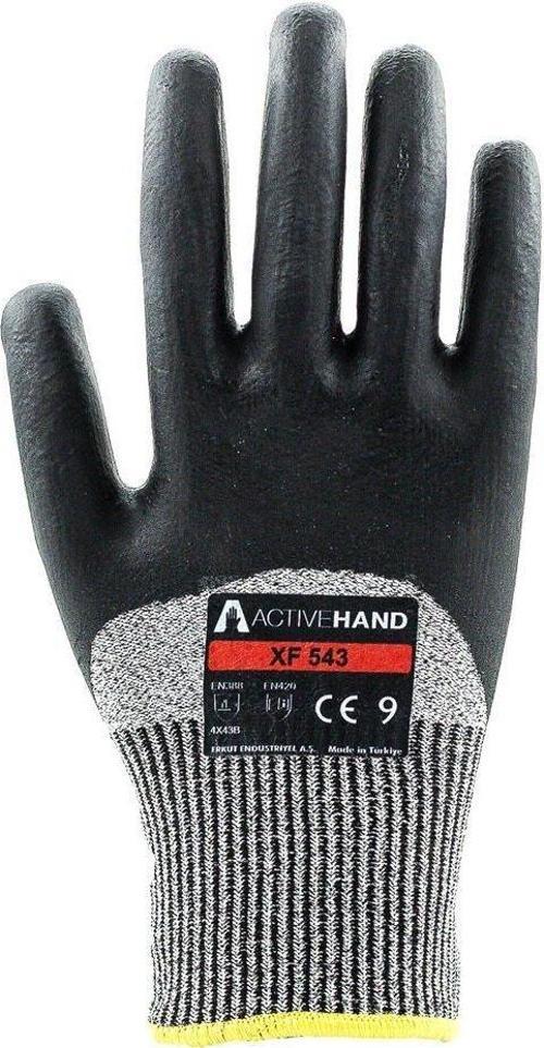 Köpük Nitril Kaplı Polietilen Kesilmeye Dayanıklı Eldiven Xf 543 Gr/Sy No:10 3/4