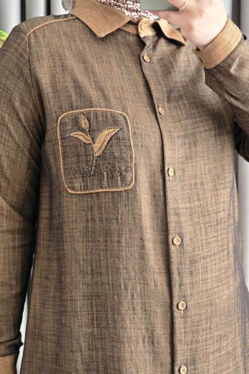 Kadın Giyim Büyük Beden Taş İşlemeli Takım 