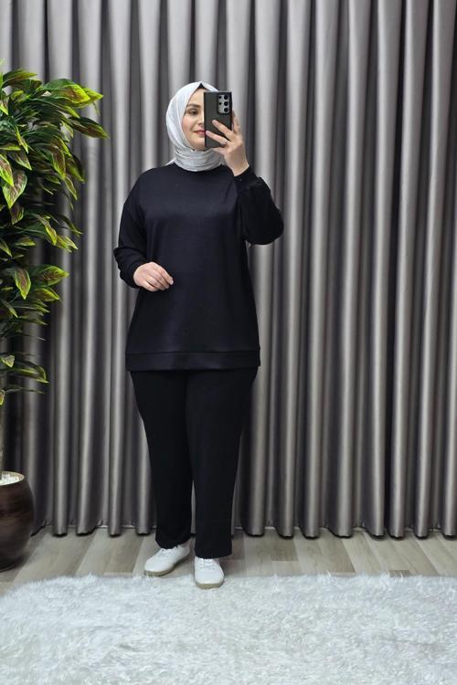 Kadın Giyim Büyük Beden Spor İkili Takım 