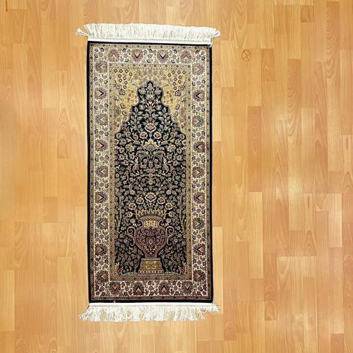 Mihrâb-ı Gülzâr Motifli 60x120 CM İpek Seccade