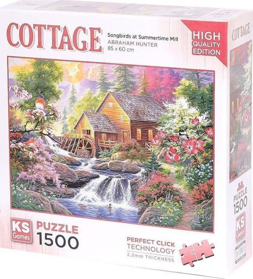 22027 Songbirds at Summertime Mill 1500 Parça Puzzle -KS Puzzle