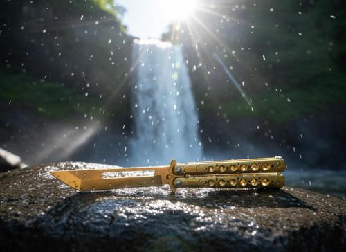 Gold Delikli Tanto Kamp Çakısı