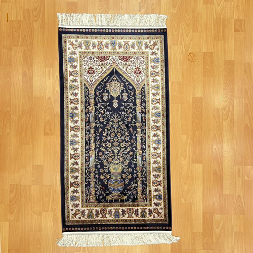 Mihraplı Ağaç Hayatı Desenli 70x120 CM İpek Seccade