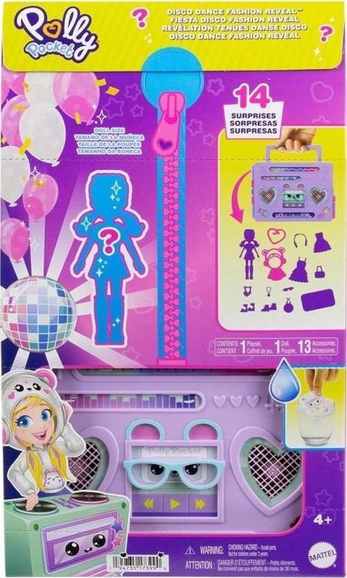 BFS   HRD65 Polly Pocket Radyo Temalı Moda Eğlencesi Oyun Seti