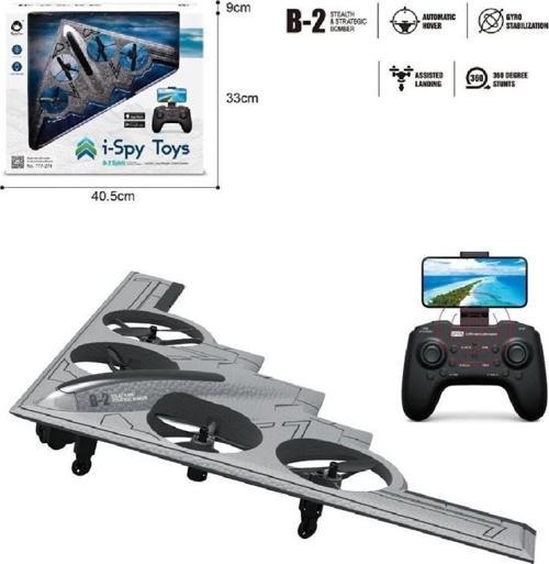 BFS   GL-777-275 Uzaktan Kumandalı Full Fonksiyon 2.4G Şarjlı Kameralı Quadcopter İha