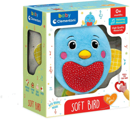 BFS Nessiworld 17794 Baby Clementoni - Müzikli Pelüş Kuş