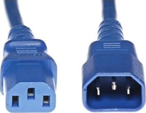  C13 - C14 Güç Kablosu Mavi 3 x 1.5 mm - 2 Metre